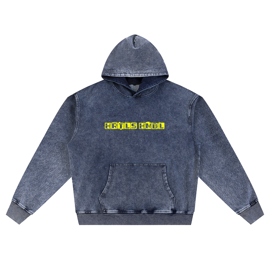 HRTLS HMBL | Snow Wash Oversized Hoodie