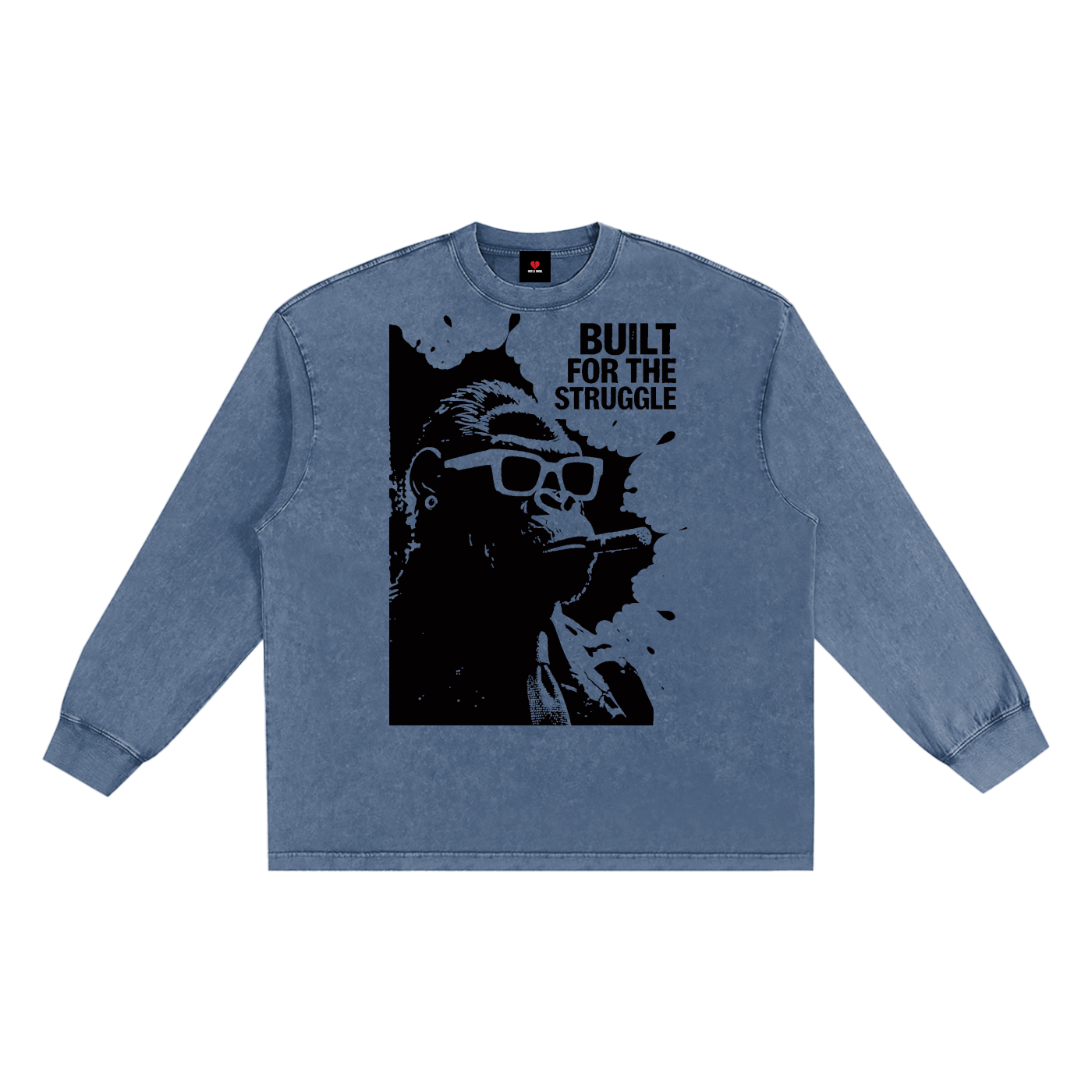 Hrtls Hmbl Snow Washed Frayed Edge T-Shirt