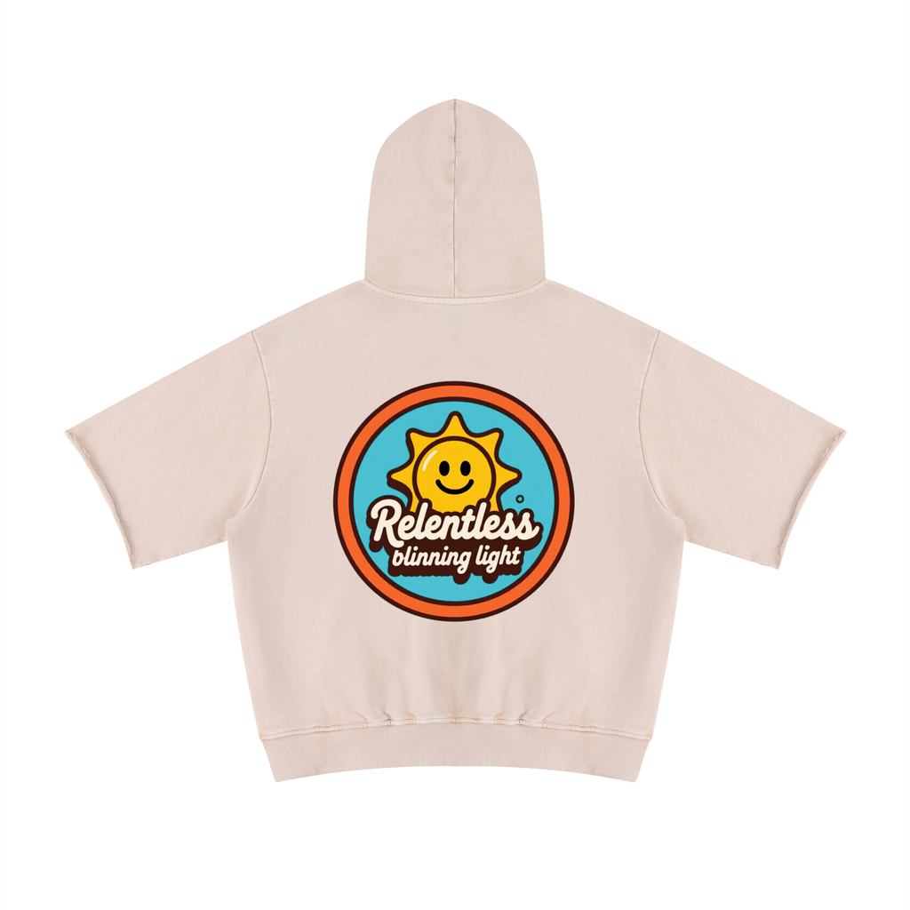 HRTLS HMBL | Unisex Mineral Wash Short Sleeve Hoodie