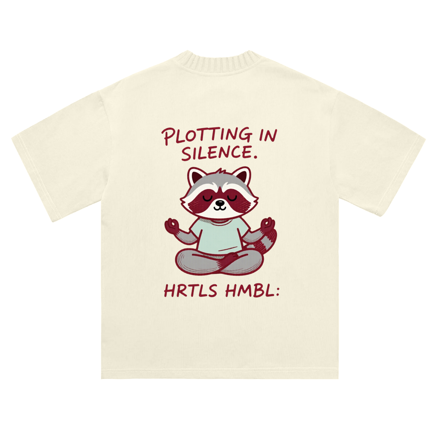 HRTLS HMBL PLOTTING IN SILENCE HEAVYWEIGHT KNITTED TEE