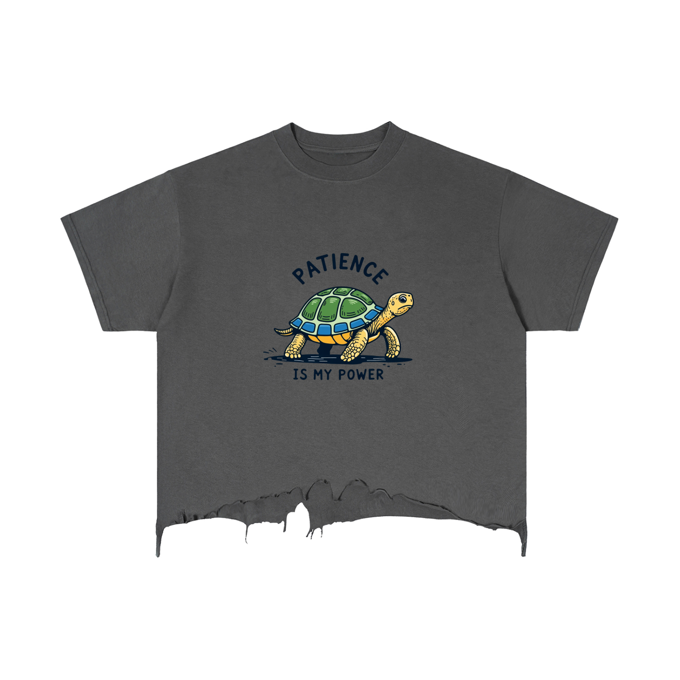 HRTLS HMBL Vintage Wash Boxy Distressed Tee
