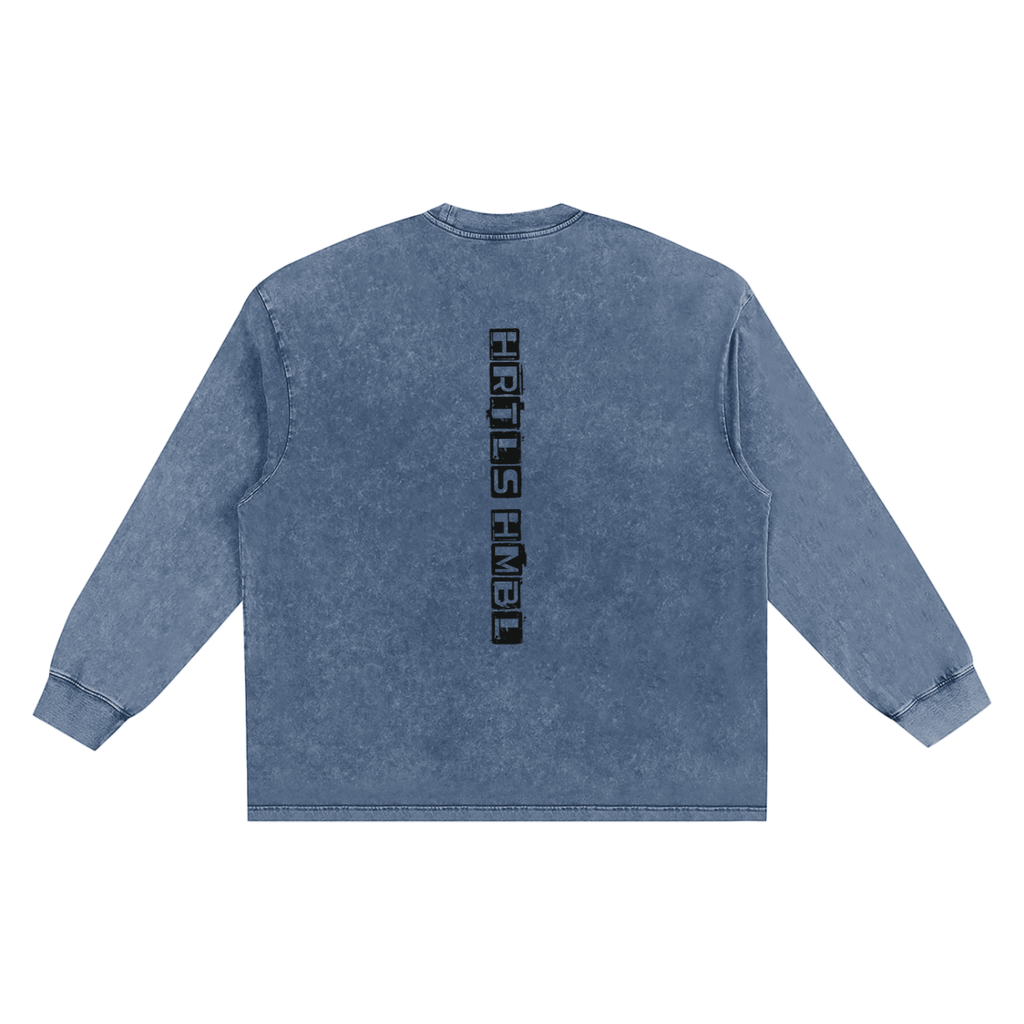 Hrtls Hmbl Snow Washed Frayed Edge T-Shirt