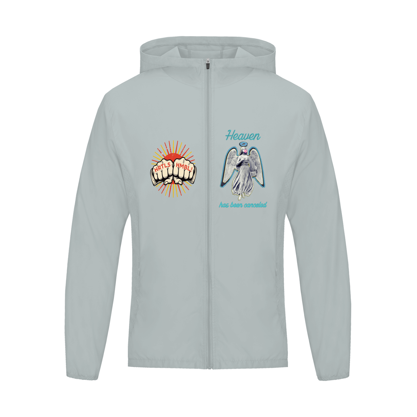 HRTLS HMBL HEAVEN BEEN CANCELED SOFT HOODED SPORTS JACKET