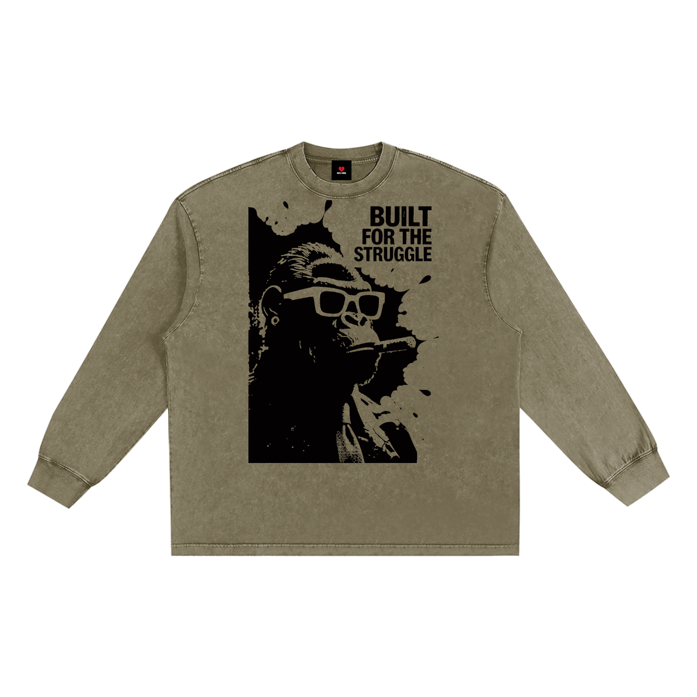 Hrtls Hmbl Snow Washed Frayed Edge T-Shirt