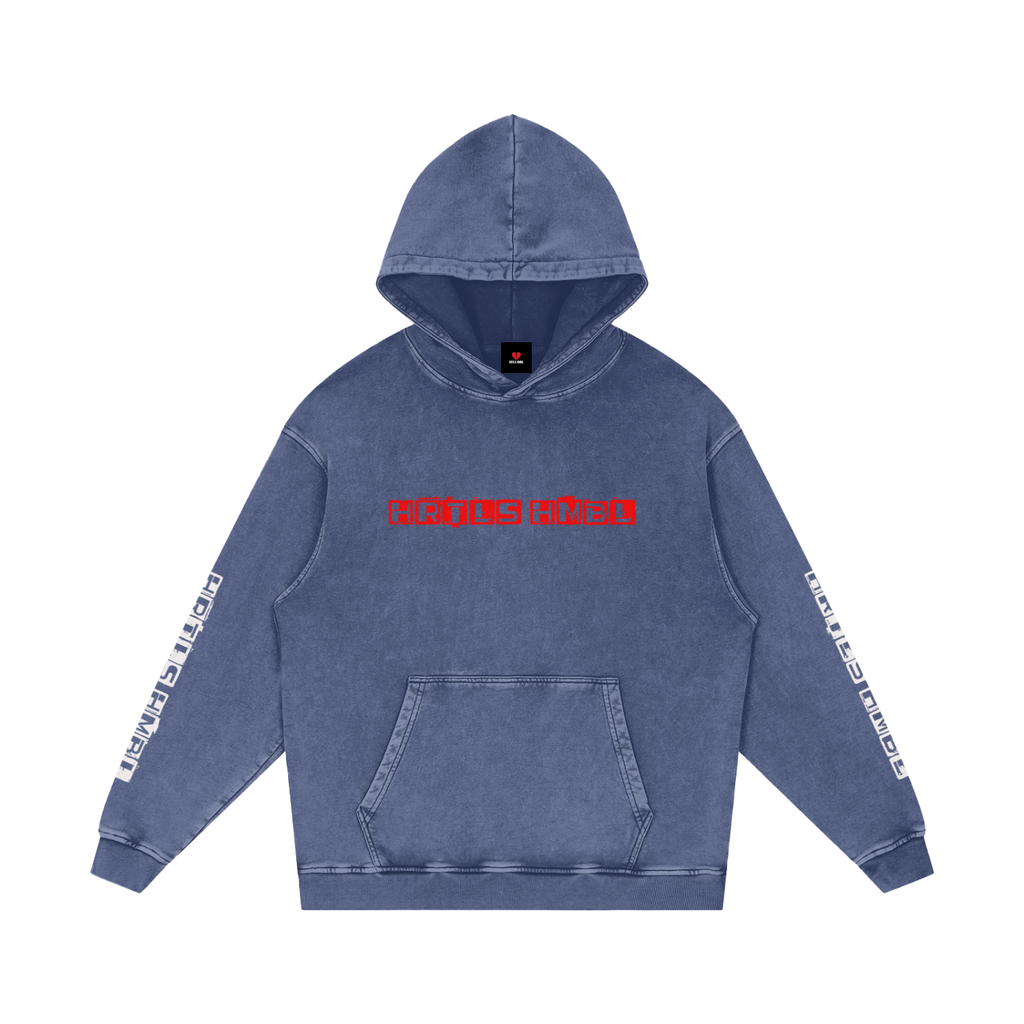 HRTLS HMBL BUILD EMPIRES BURY RIVALS SNOW WASHED HOODIE
