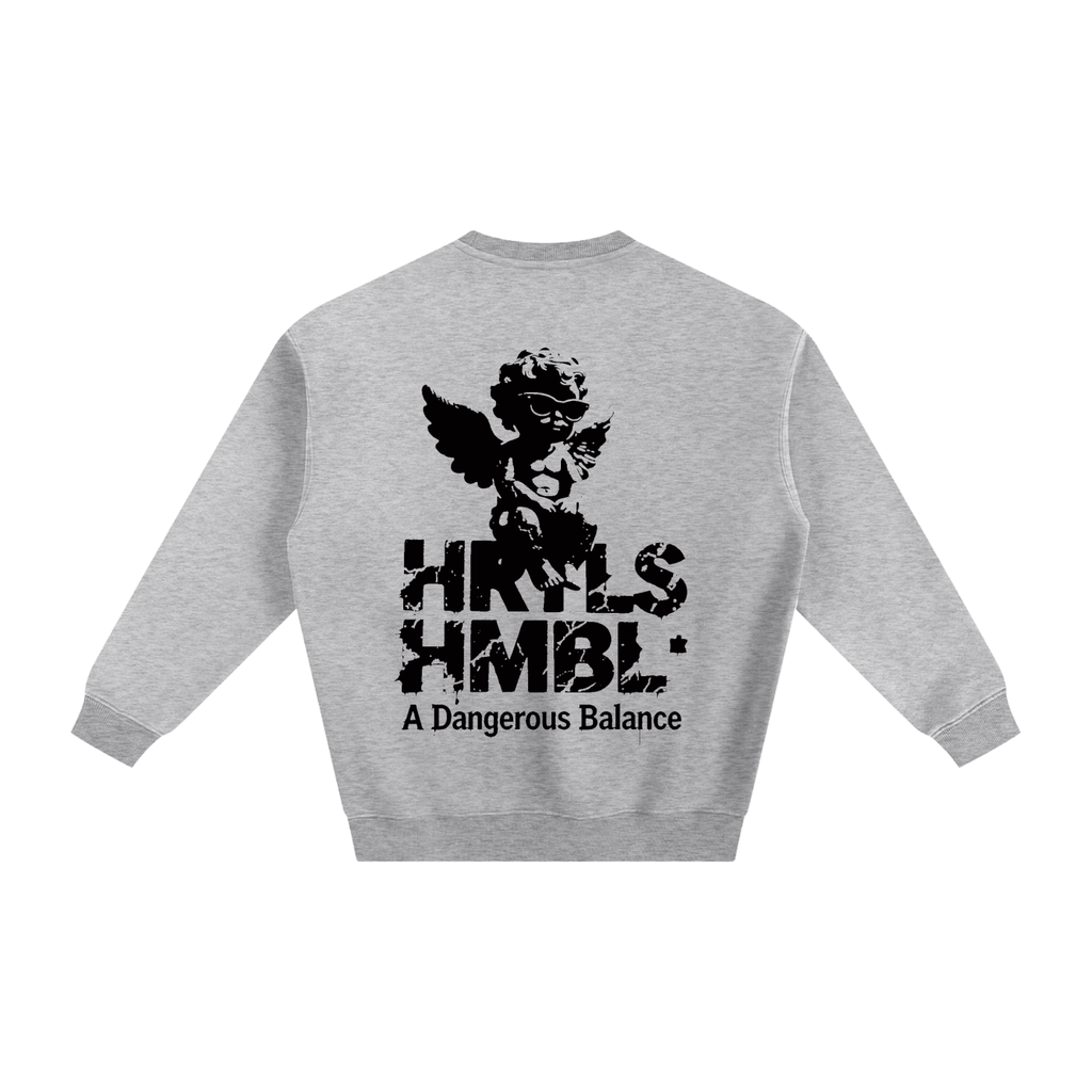 HRTLS HMBL TOO NUMB TO CARE FLEECED SWEATSHIRT