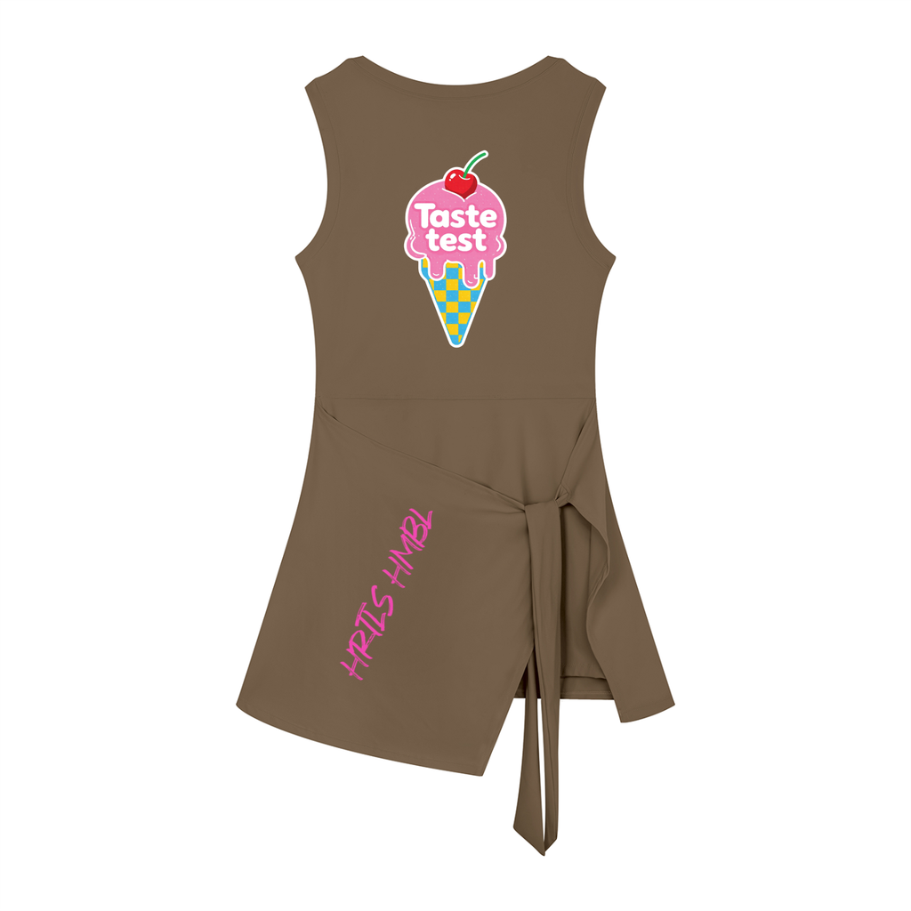 HRTLS HMBL TASTE TEST WOMEN'S A-LINE SLEEVELESS DRESS