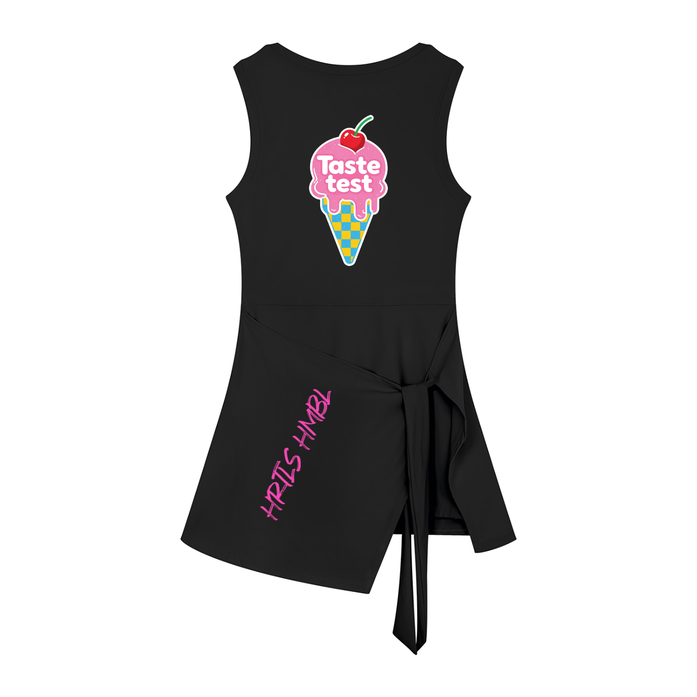 HRTLS HMBL TASTE TEST WOMEN'S A-LINE SLEEVELESS DRESS