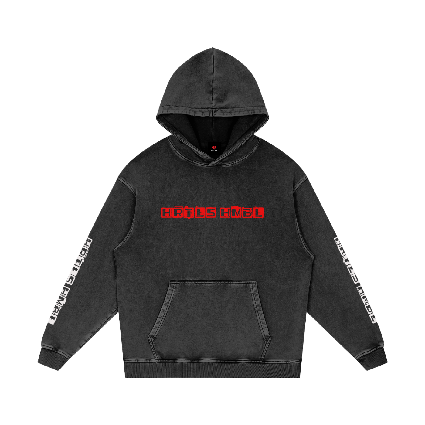 HRTLS HMBL BUILD EMPIRES BURY RIVALS SNOW WASHED HOODIE