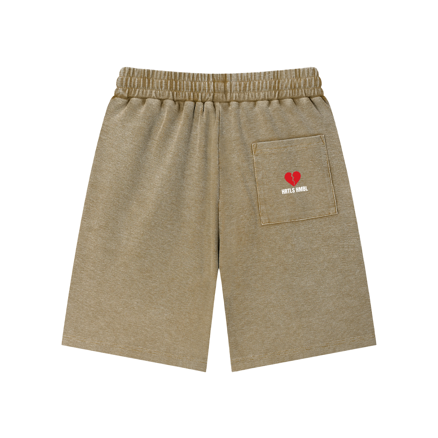 HRTLS HMBL MINERAL WASH WAFFLE KNIT SHORTS