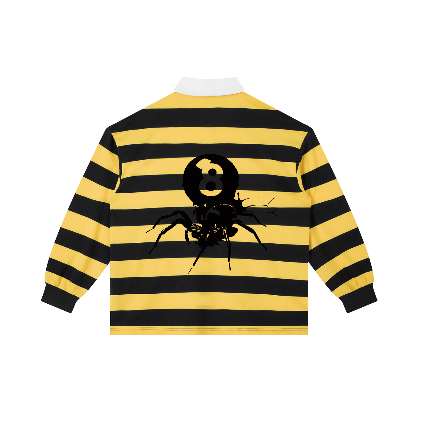 HRTLS HMBL BLACK WIDOW & 8-BALL COLOR BLOCK POLO