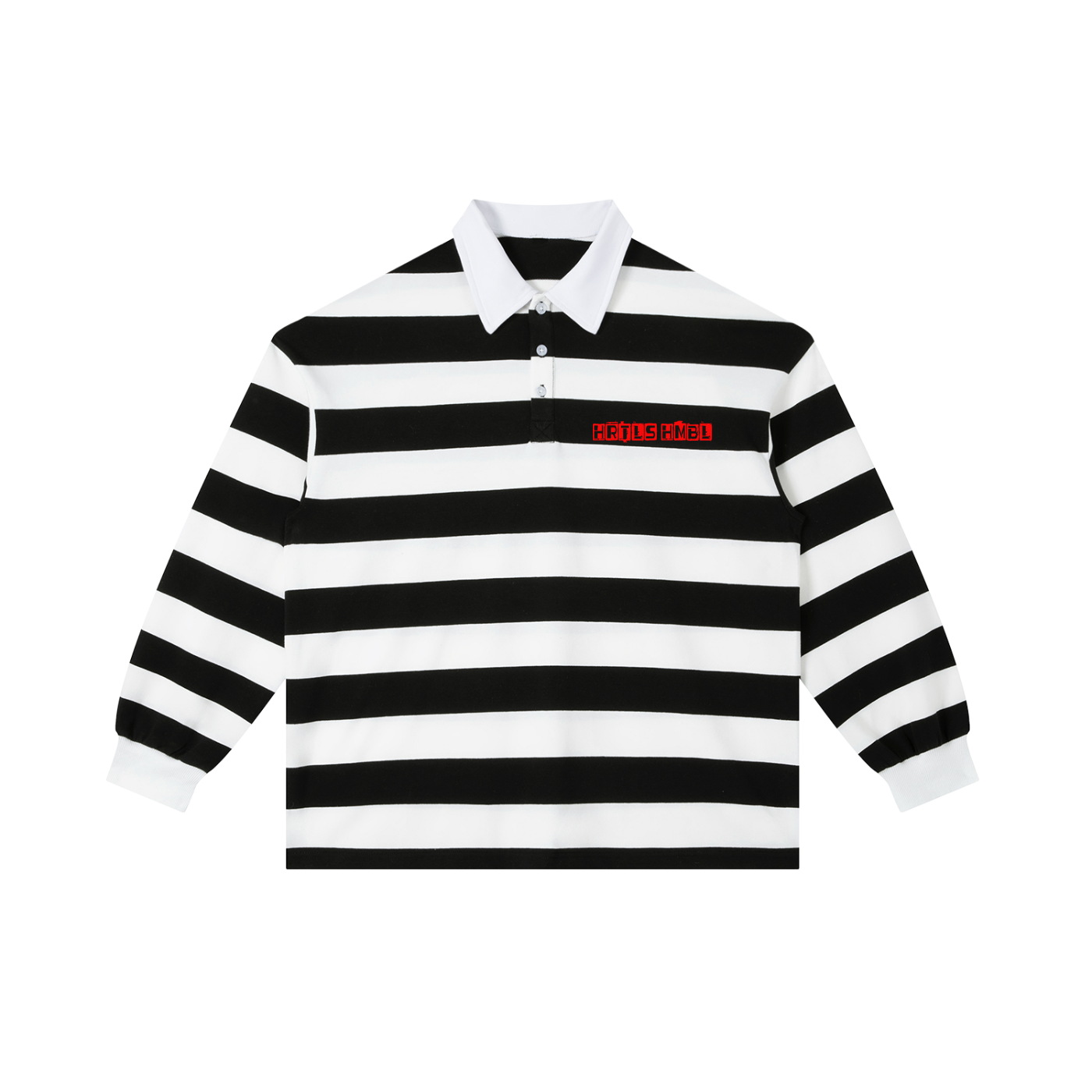 HRTLS HMBL BLACK WIDOW & 8-BALL COLOR BLOCK POLO