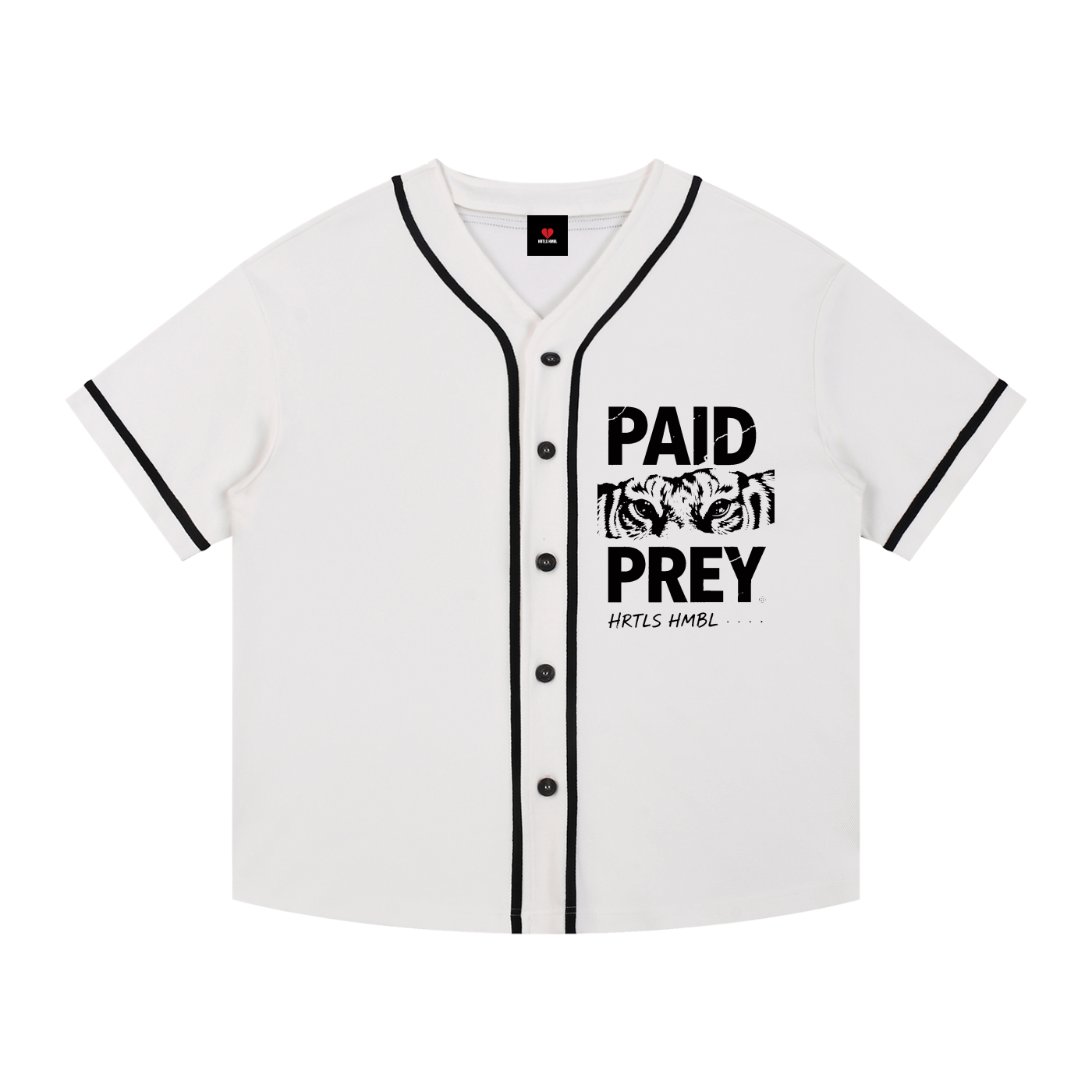 HRTLS HMBL PAID PREY PIPED JERSEY