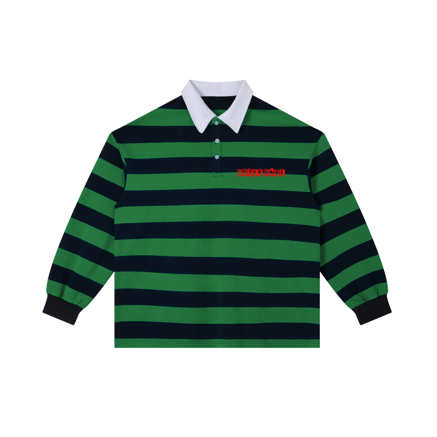 HRTLS HMBL BLACK WIDOW & 8-BALL COLOR BLOCK POLO