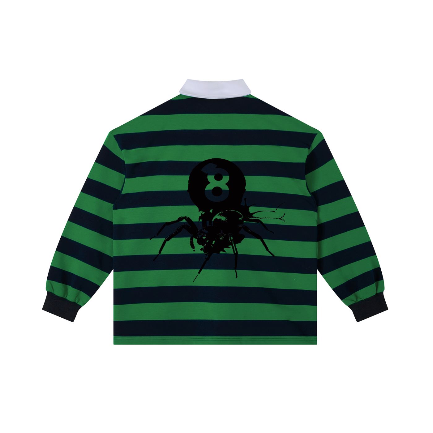 HRTLS HMBL BLACK WIDOW & 8-BALL COLOR BLOCK POLO