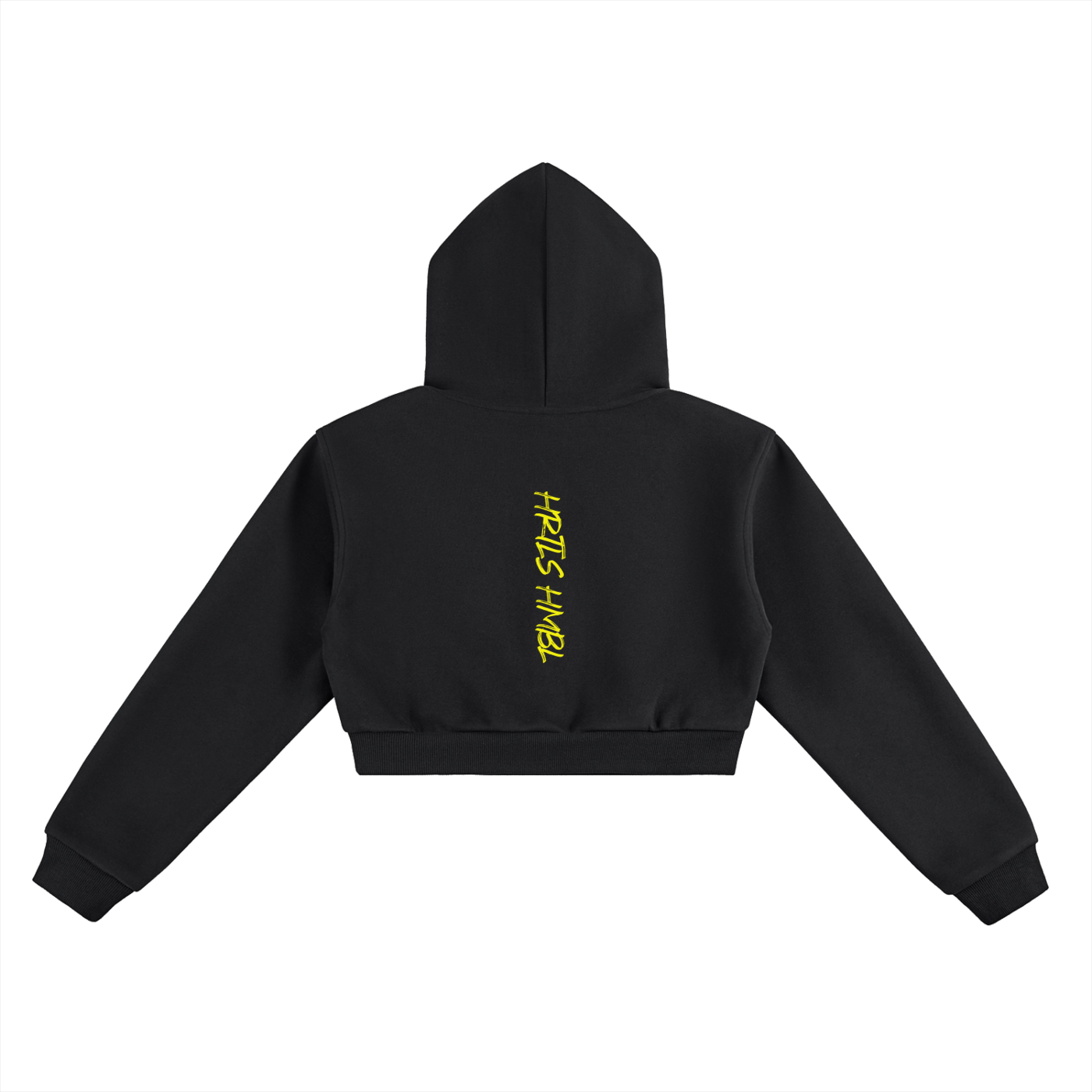 HRTLS HMBL I DON'T CHASE I REPLACE WOMEN'S CROPPED HOODIE