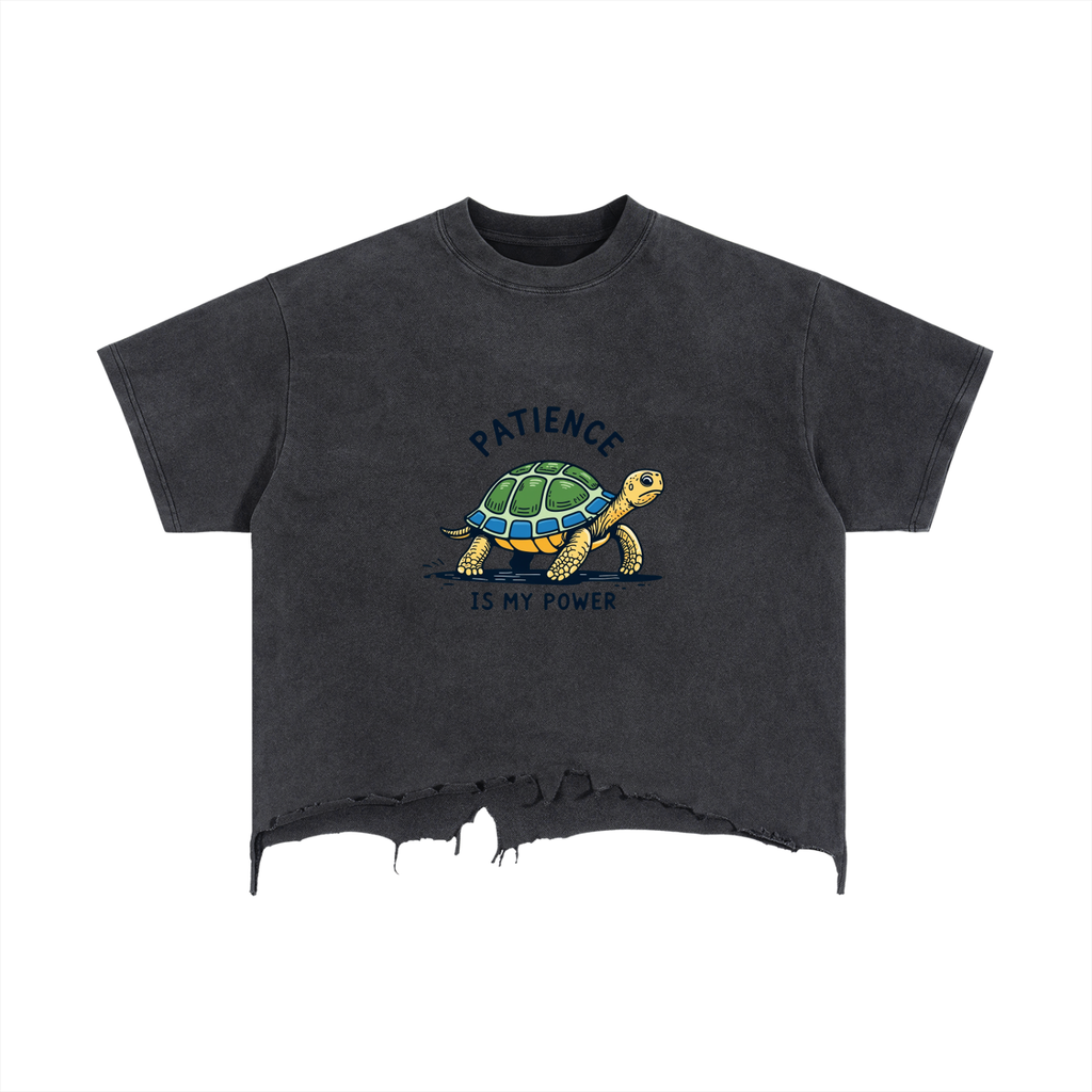 HRTLS HMBL Vintage Wash Boxy Distressed Tee