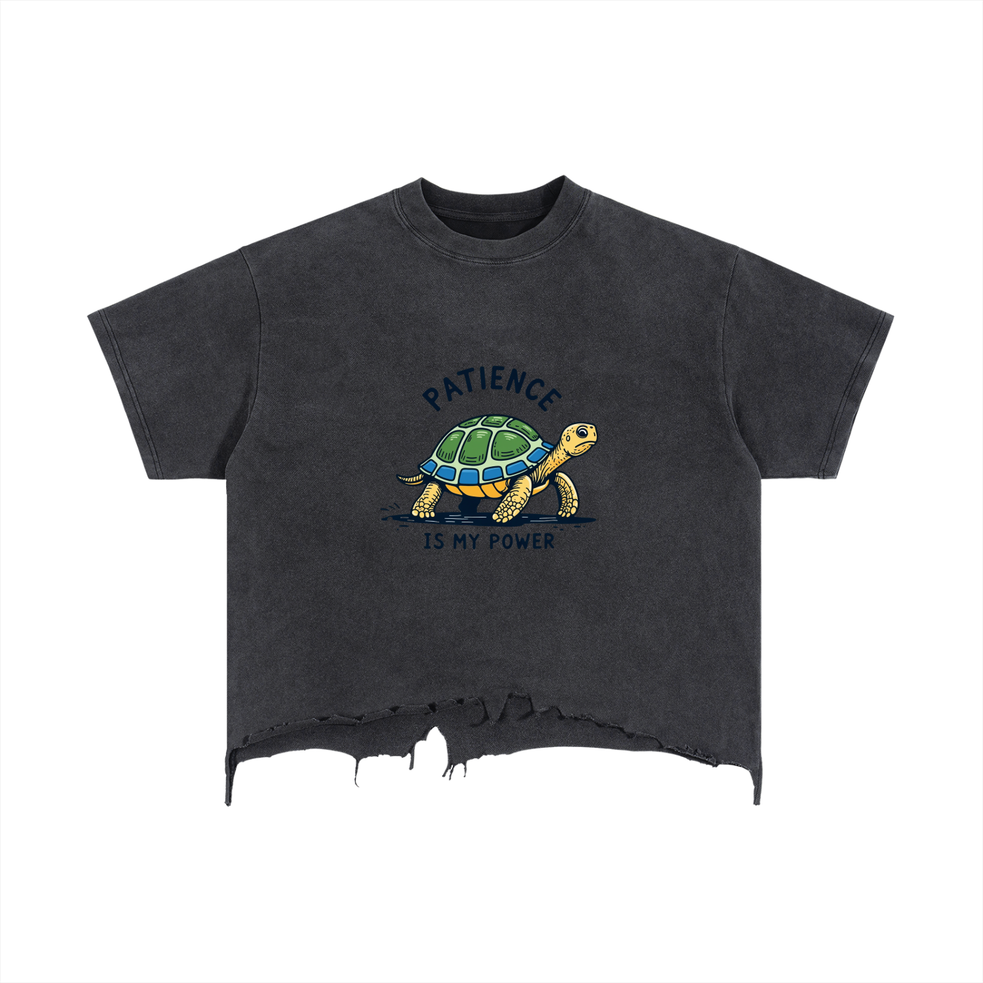 HRTLS HMBL Vintage Wash Boxy Distressed Tee
