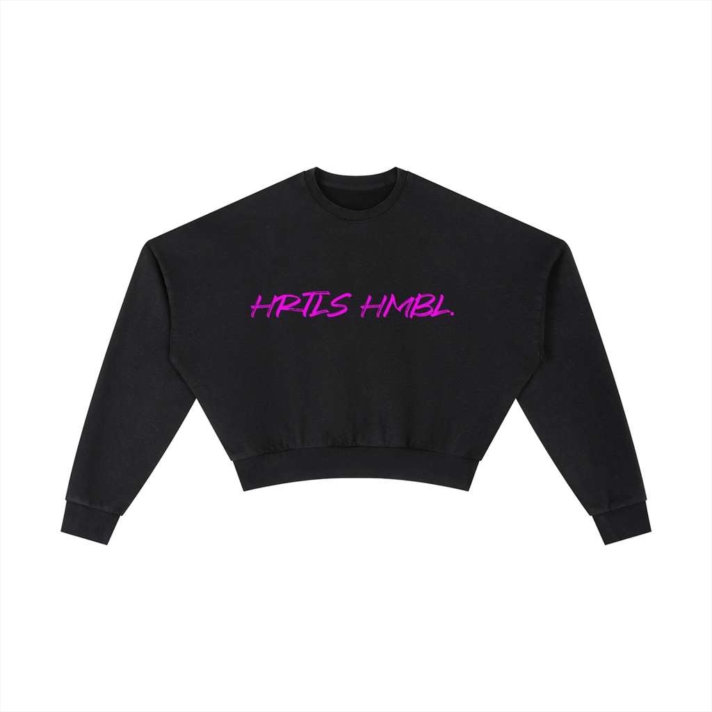 HRTLS HMBL OUT YOUR LEAGUE WOMEN'S CROPPED SWEATSHIRT