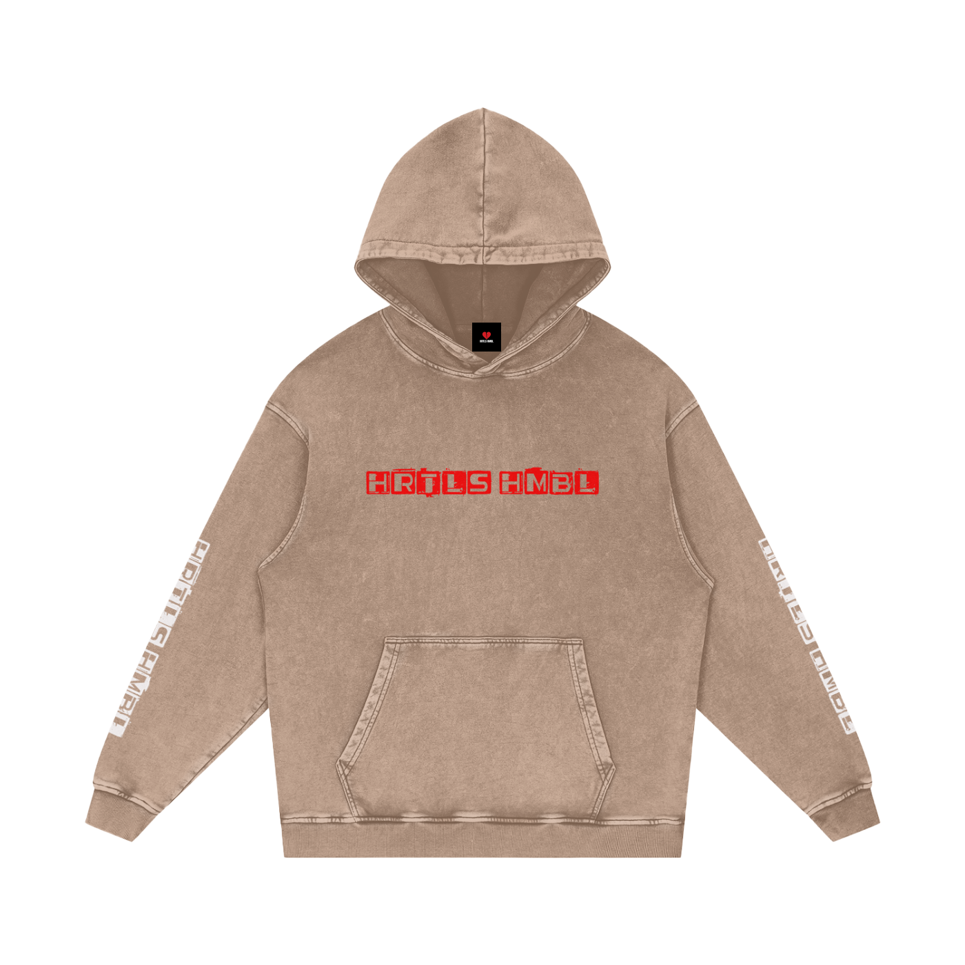 HRTLS HMBL BUILD EMPIRES BURY RIVALS SNOW WASHED HOODIE
