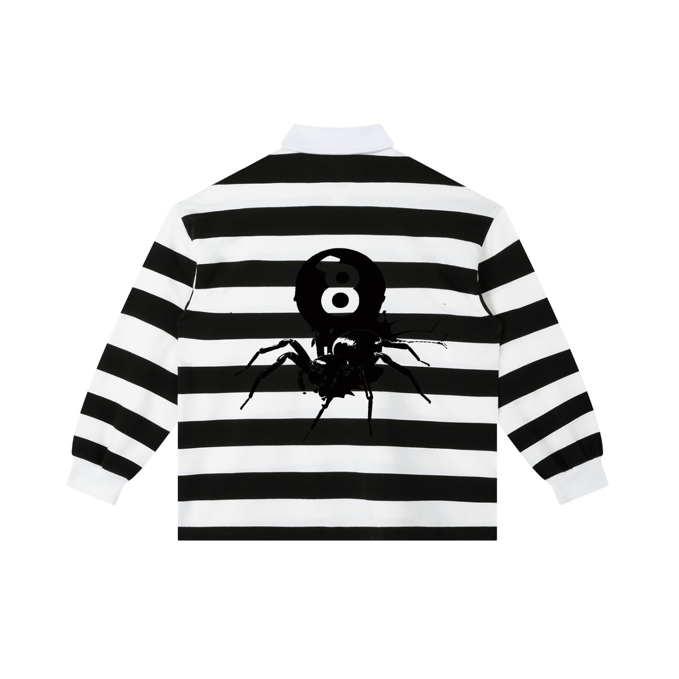 HRTLS HMBL BLACK WIDOW & 8-BALL COLOR BLOCK POLO