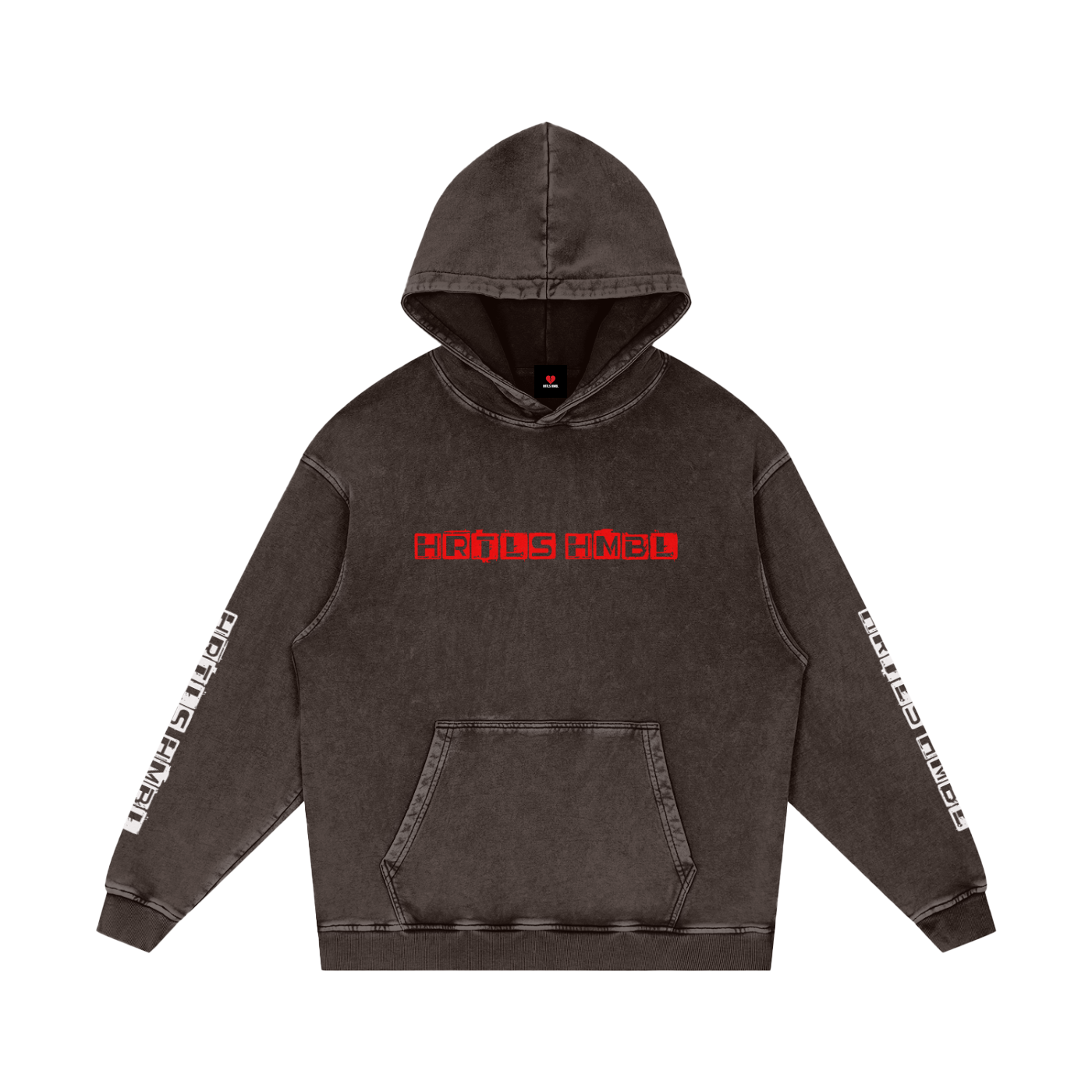 HRTLS HMBL BUILD EMPIRES BURY RIVALS SNOW WASHED HOODIE