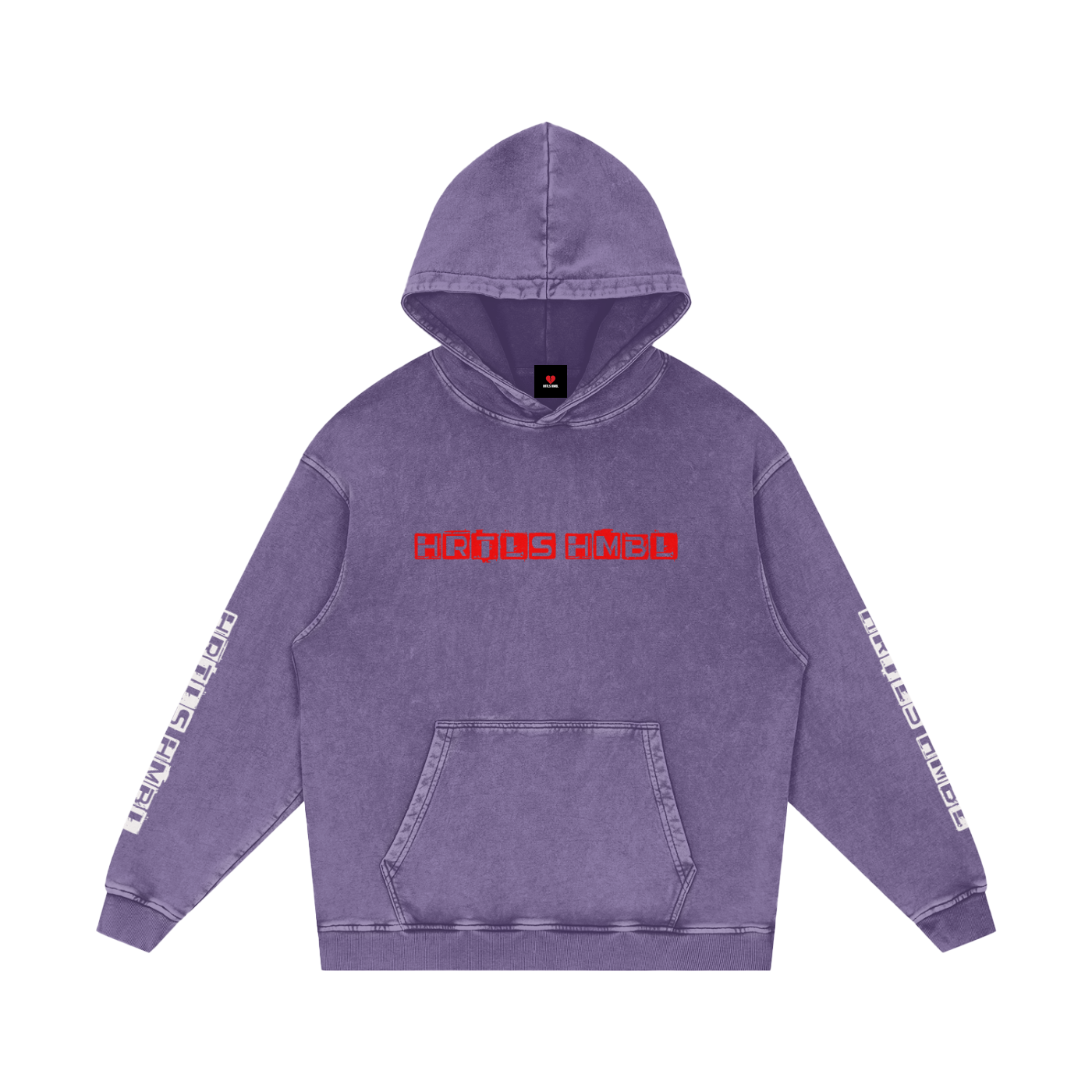 HRTLS HMBL BUILD EMPIRES BURY RIVALS SNOW WASHED HOODIE