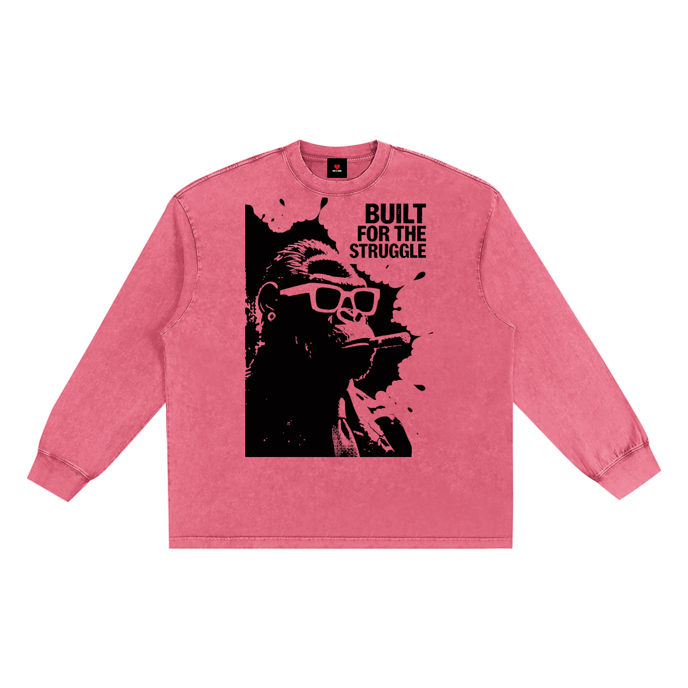 Hrtls Hmbl Snow Washed Frayed Edge T-Shirt