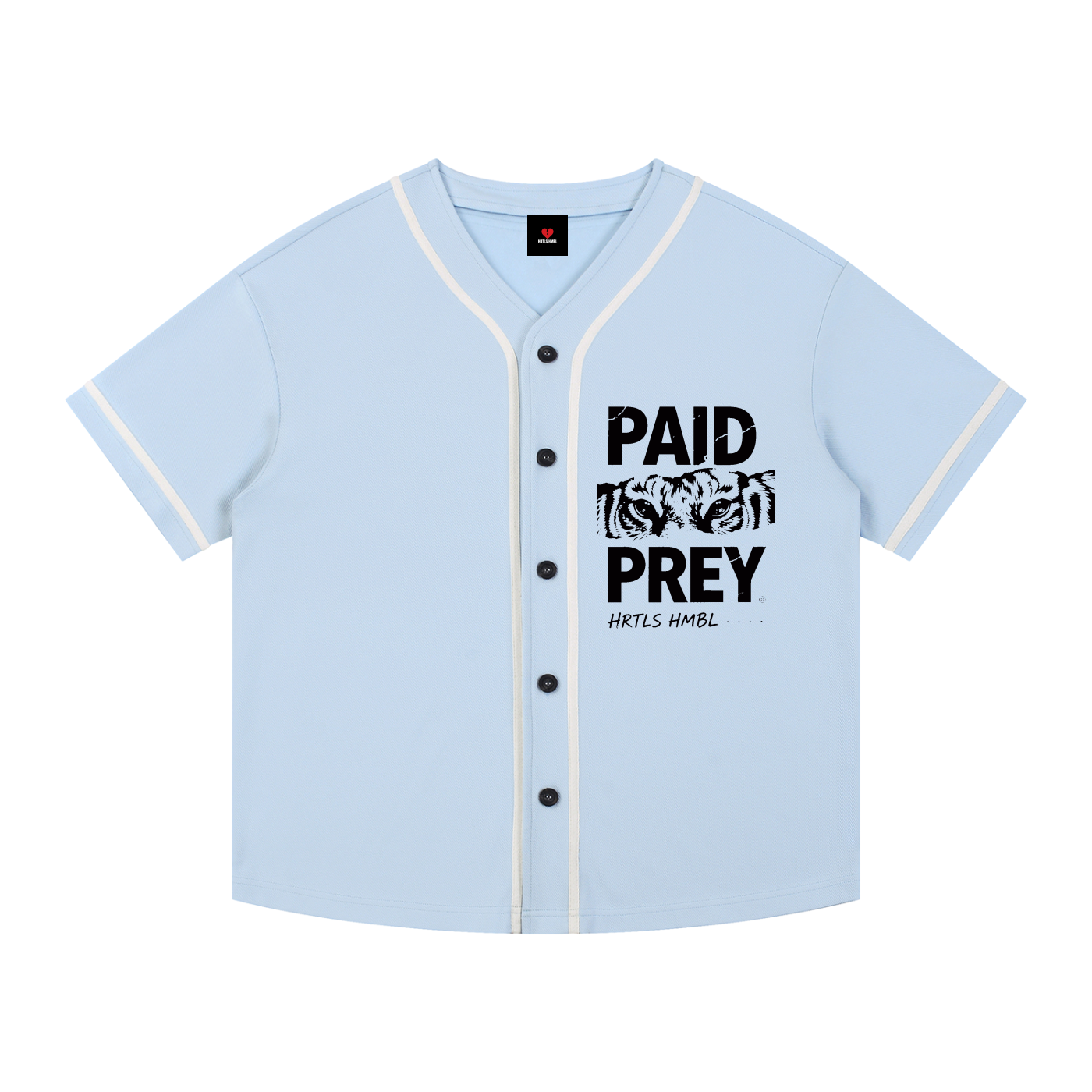 HRTLS HMBL PAID PREY PIPED JERSEY