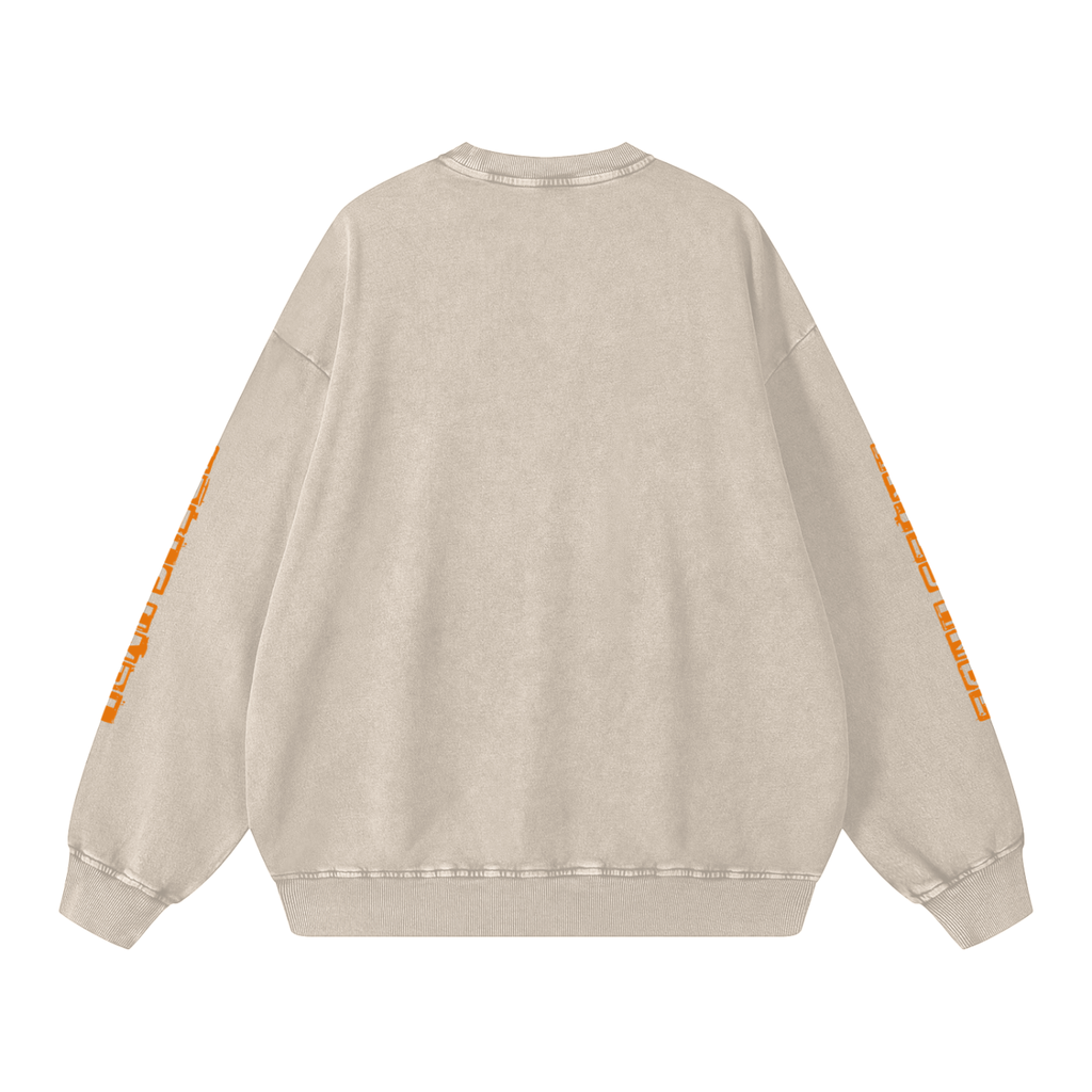HRTLS HMBL SKELETON & PUMPKINS OVERSIZED SWEATSHIRT