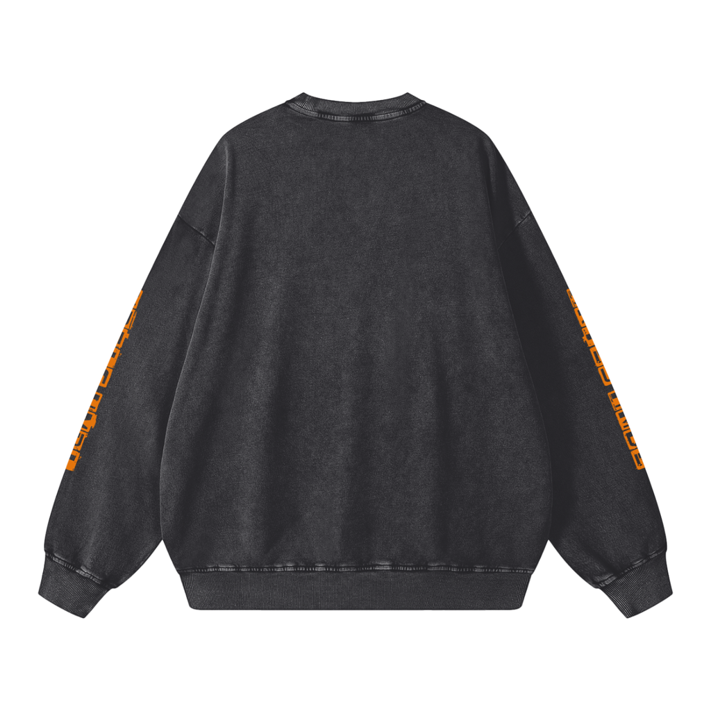 HRTLS HMBL SKELETON & PUMPKINS OVERSIZED SWEATSHIRT