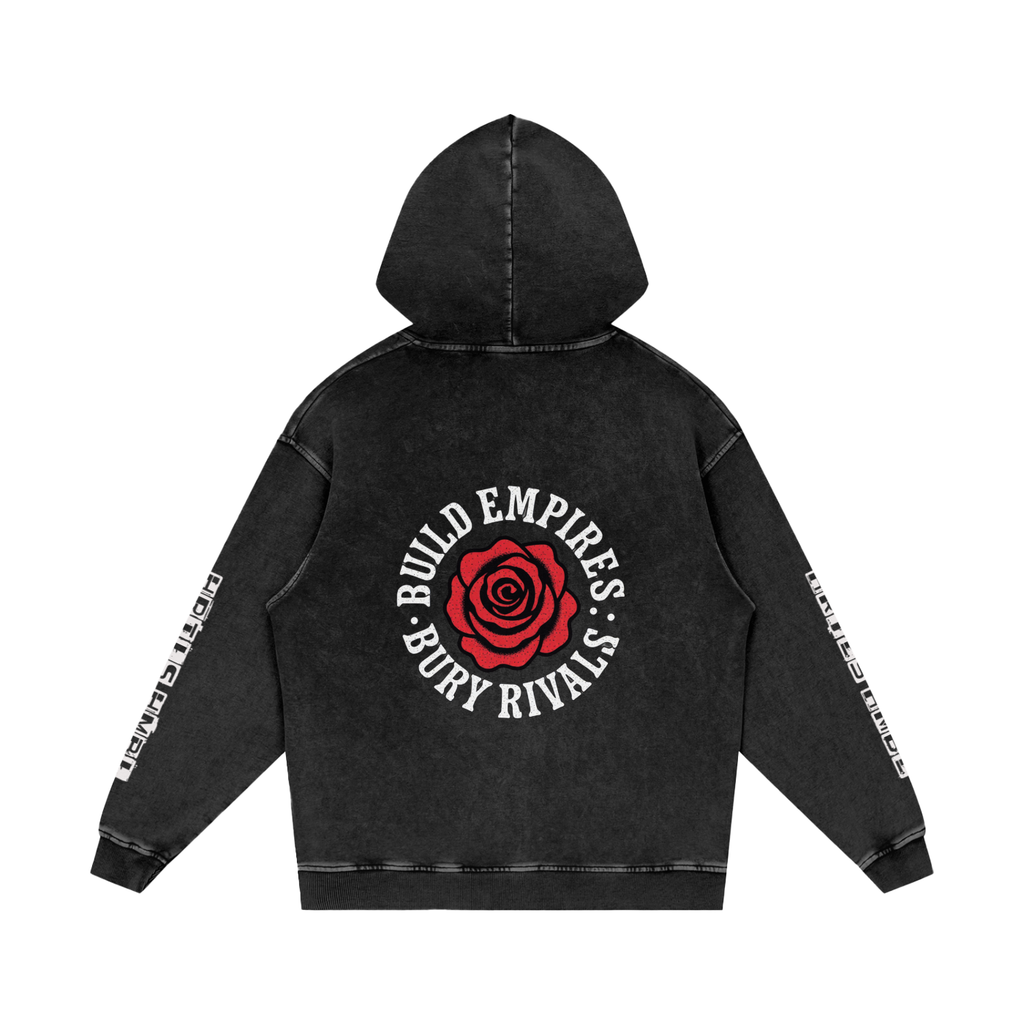 HRTLS HMBL BUILD EMPIRES BURY RIVALS SNOW WASHED HOODIE