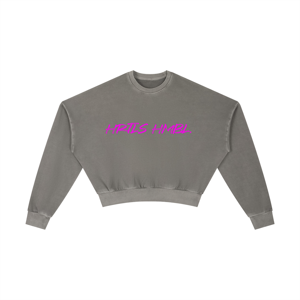 HRTLS HMBL OUT YOUR LEAGUE WOMEN'S CROPPED SWEATSHIRT
