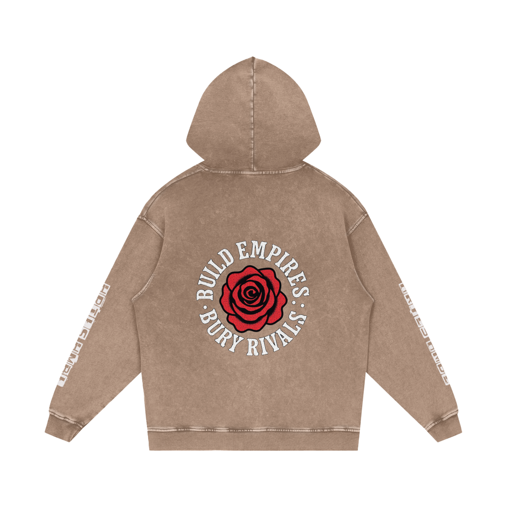 HRTLS HMBL BUILD EMPIRES BURY RIVALS SNOW WASHED HOODIE