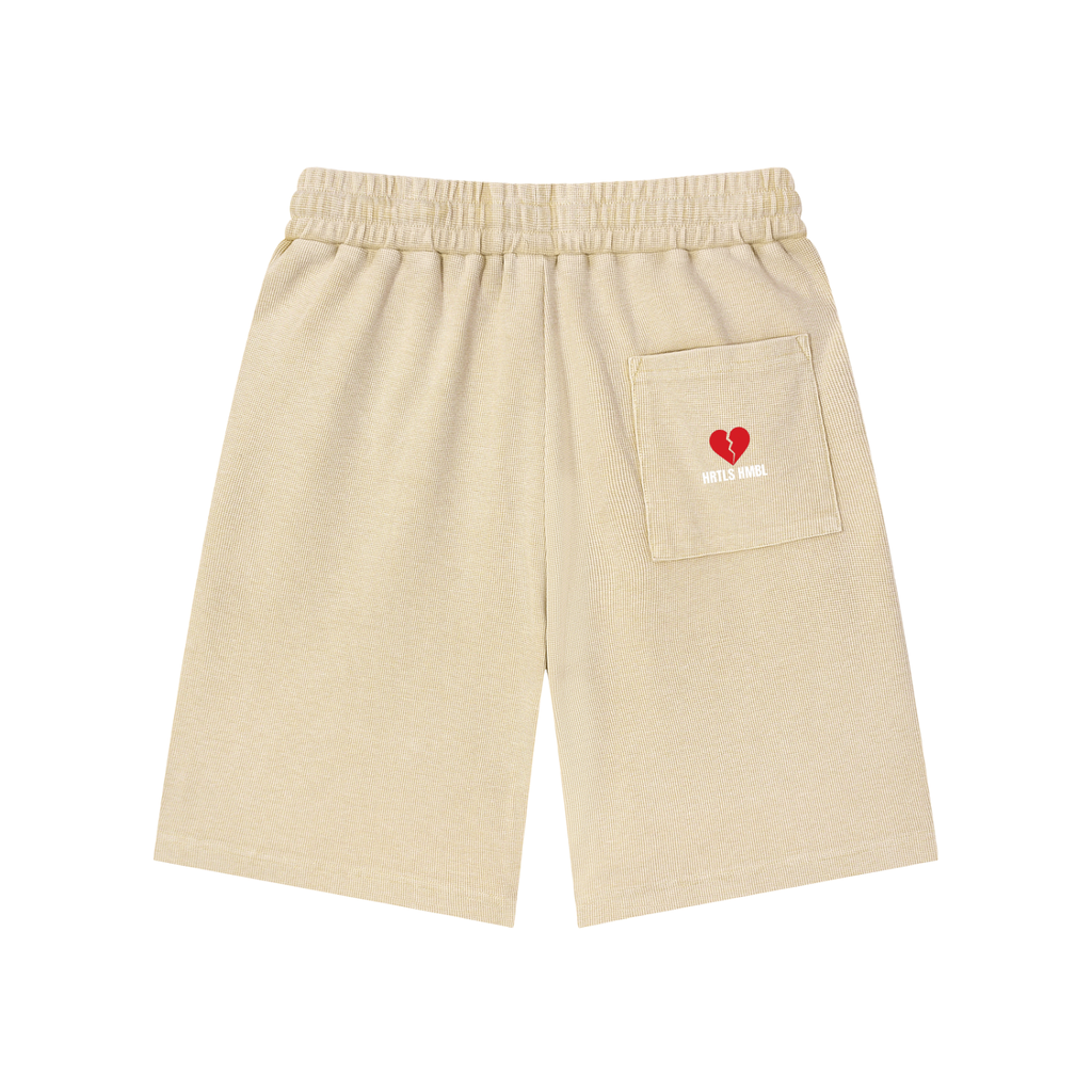 HRTLS HMBL MINERAL WASH WAFFLE KNIT SHORTS