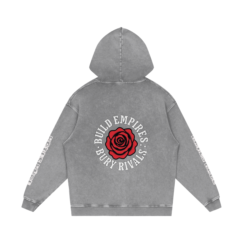 HRTLS HMBL BUILD EMPIRES BURY RIVALS SNOW WASHED HOODIE