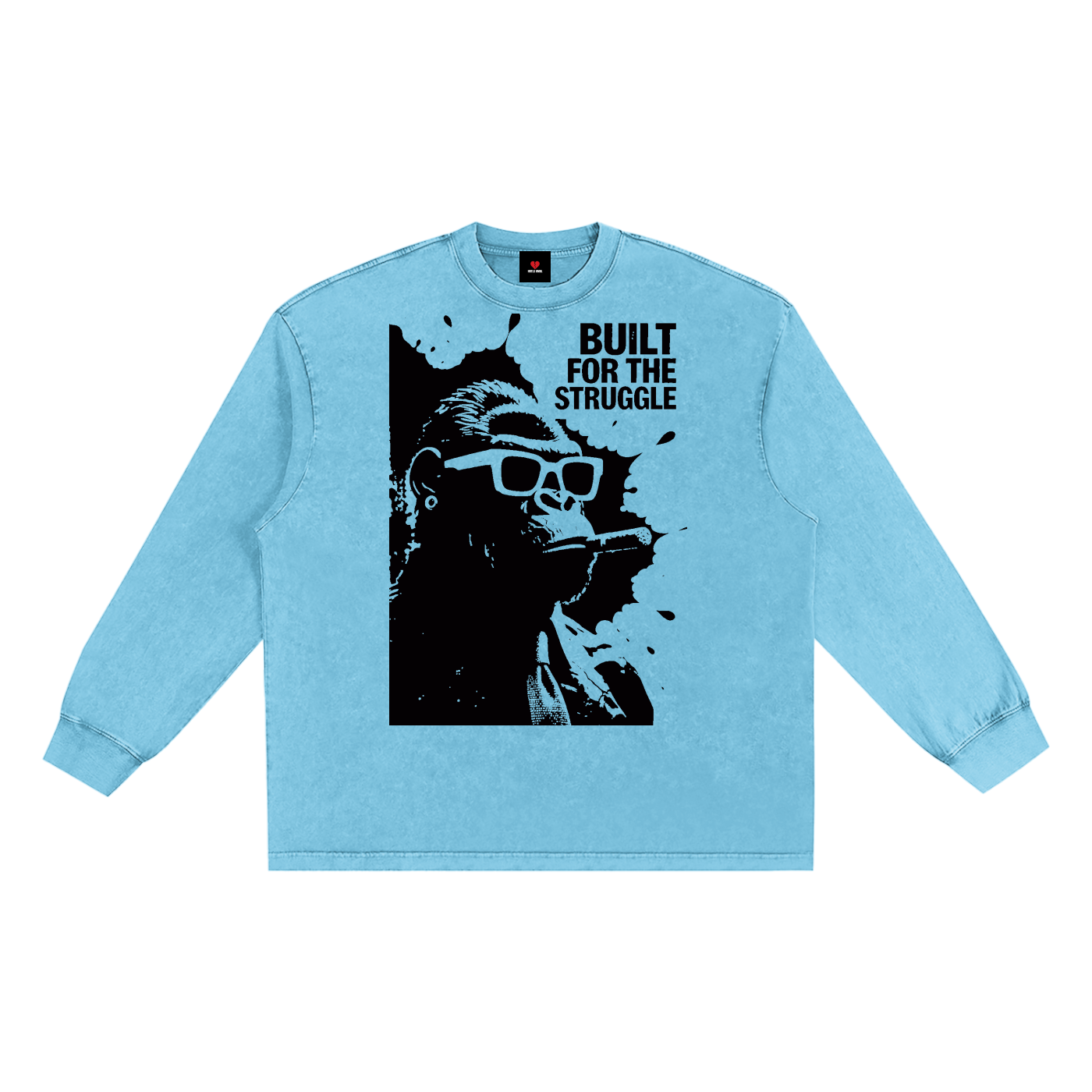 Hrtls Hmbl Snow Washed Frayed Edge T-Shirt