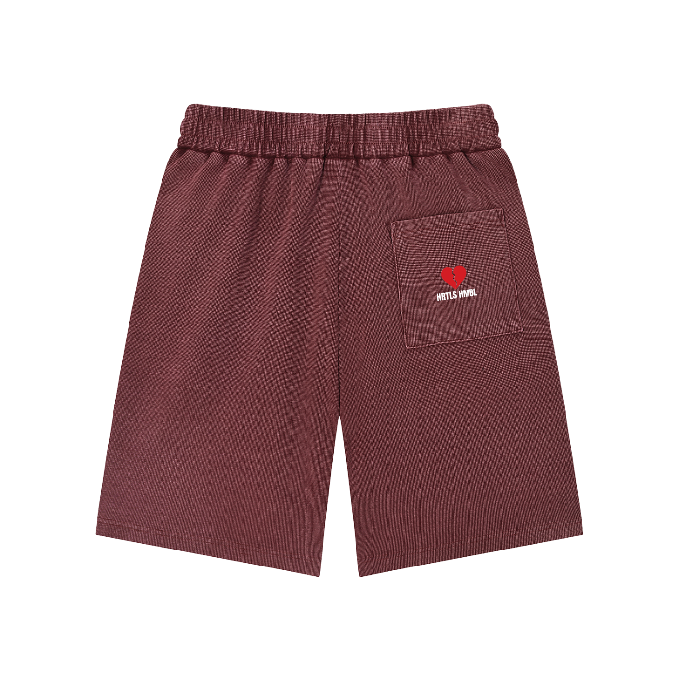 HRTLS HMBL MINERAL WASH WAFFLE KNIT SHORTS