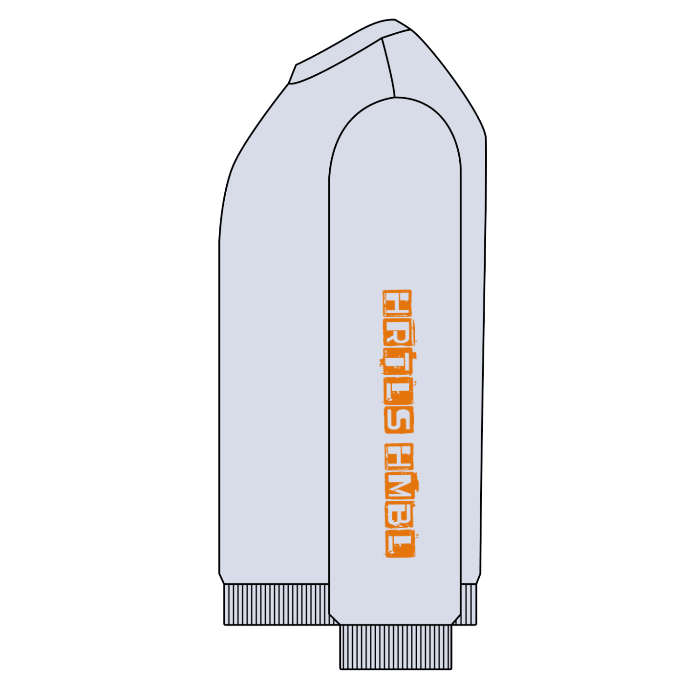 HRTLS HMBL SKELETON & PUMPKINS OVERSIZED SWEATSHIRT
