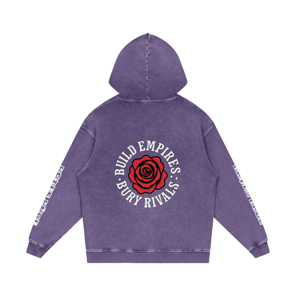 HRTLS HMBL BUILD EMPIRES BURY RIVALS SNOW WASHED HOODIE