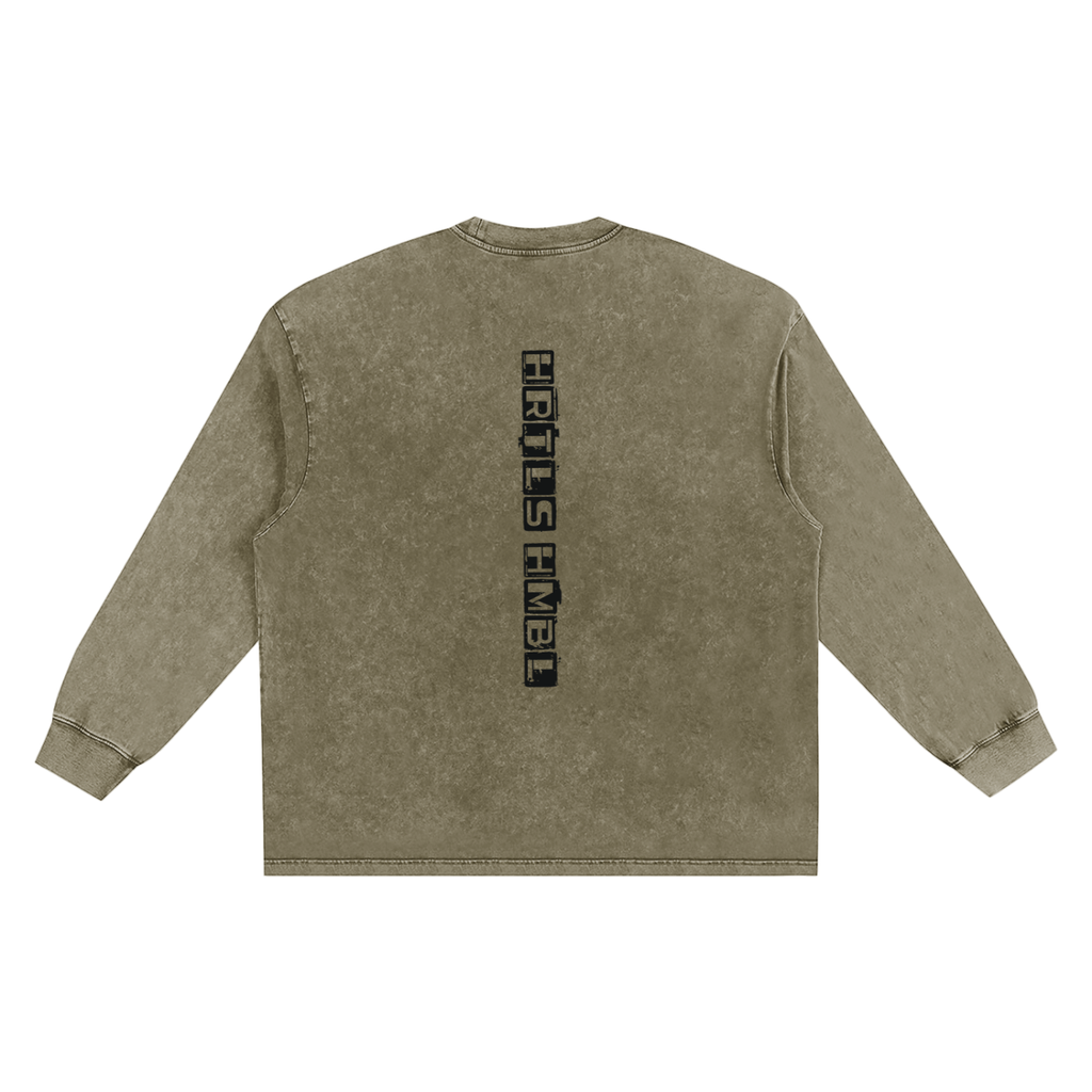 Hrtls Hmbl Snow Washed Frayed Edge T-Shirt