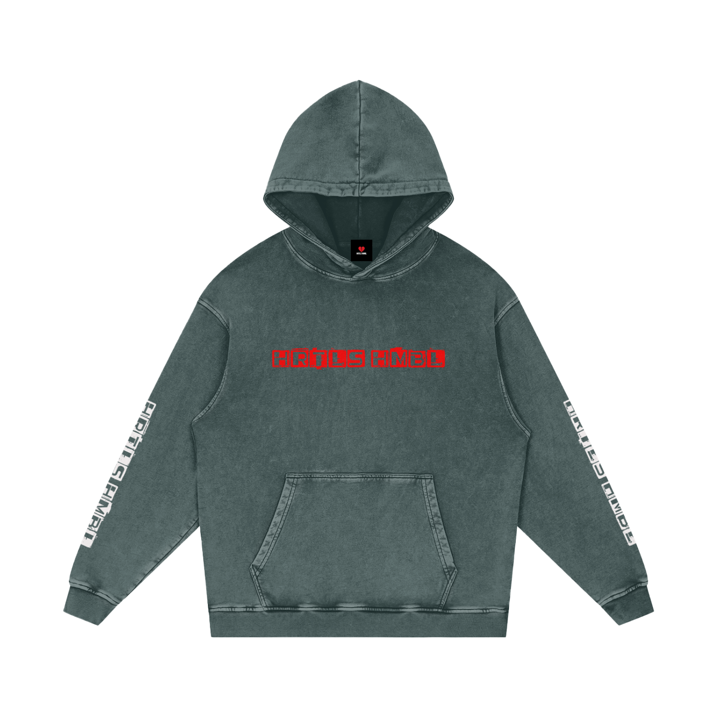HRTLS HMBL BUILD EMPIRES BURY RIVALS SNOW WASHED HOODIE