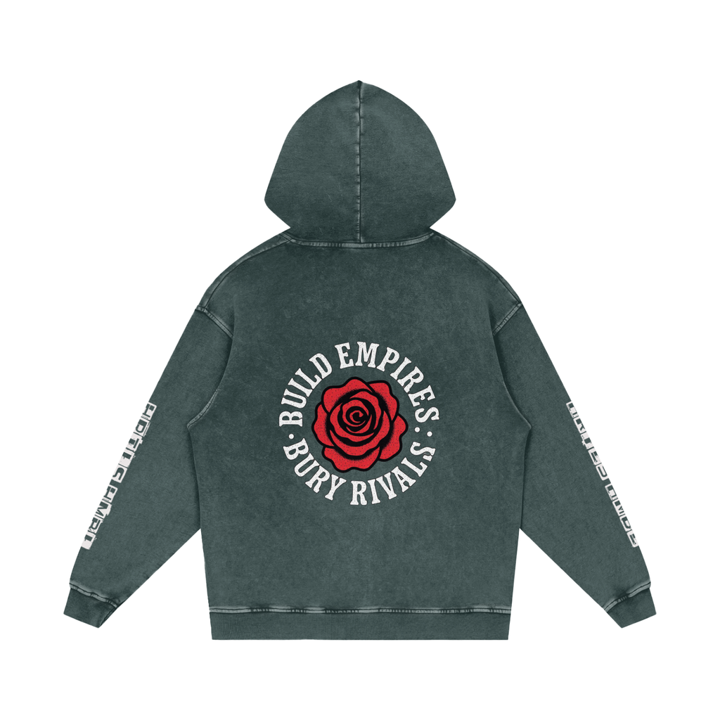 HRTLS HMBL BUILD EMPIRES BURY RIVALS SNOW WASHED HOODIE