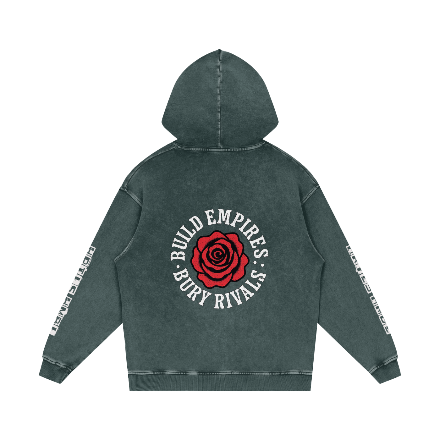 HRTLS HMBL BUILD EMPIRES BURY RIVALS SNOW WASHED HOODIE