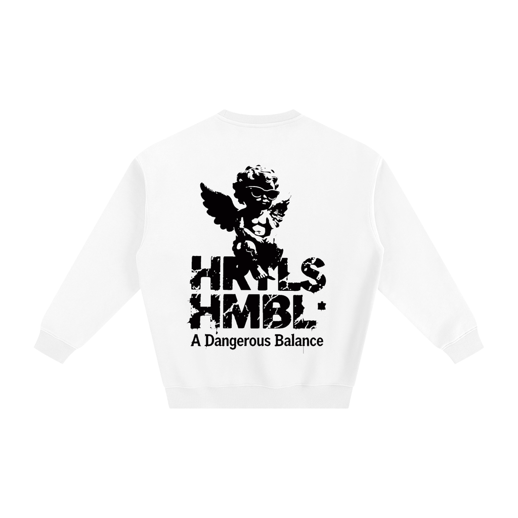 HRTLS HMBL TOO NUMB TO CARE FLEECED SWEATSHIRT