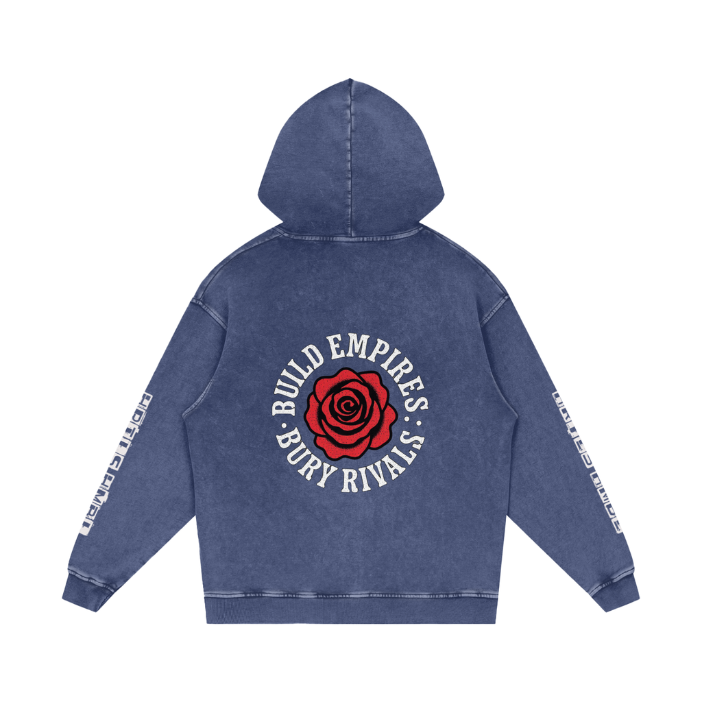 HRTLS HMBL BUILD EMPIRES BURY RIVALS SNOW WASHED HOODIE