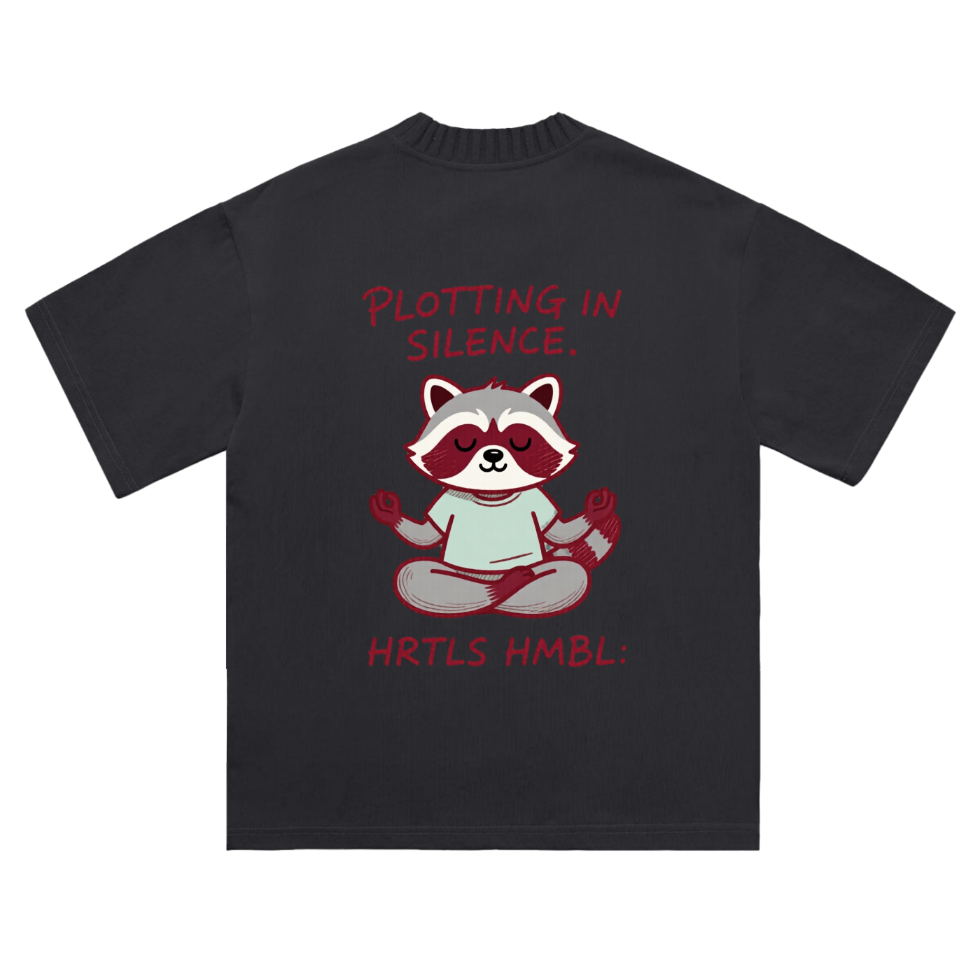 HRTLS HMBL PLOTTING IN SILENCE HEAVYWEIGHT KNITTED TEE