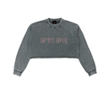 HRTLS HMBL TALK LESS WOMEN'S CROPPED SWEATSHIRT