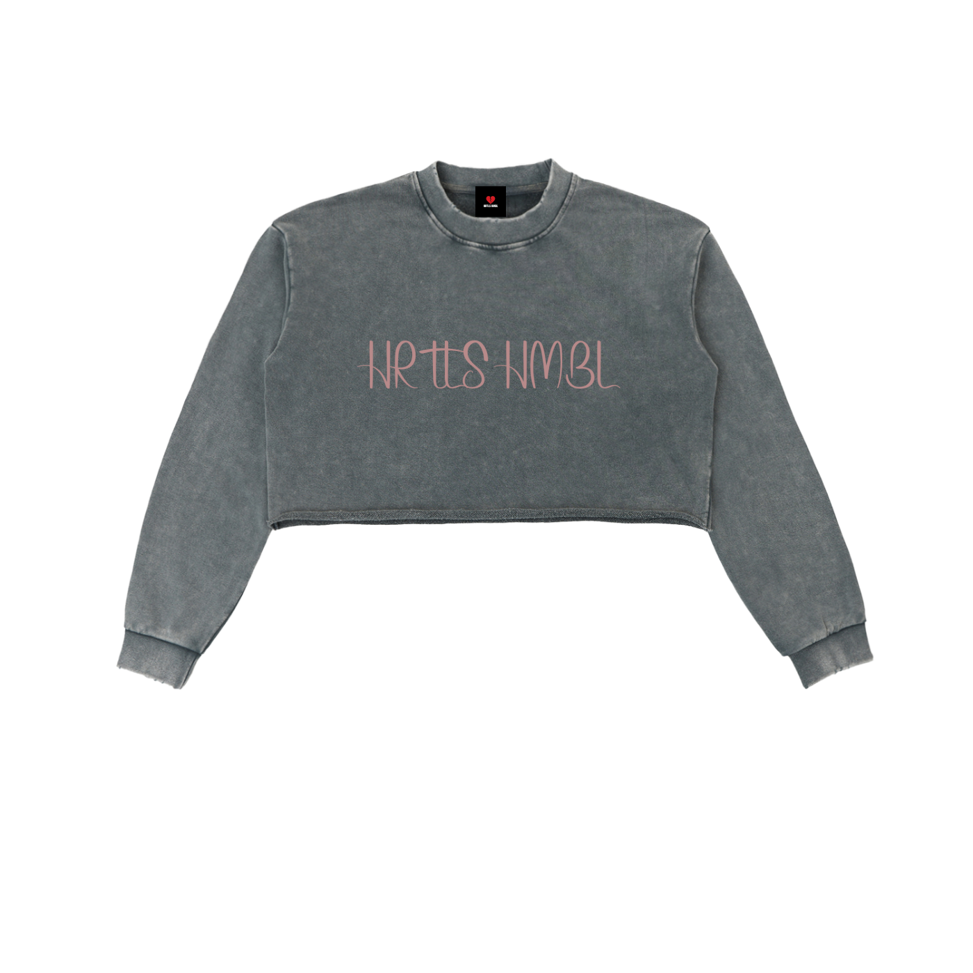 HRTLS HMBL TALK LESS WOMEN'S CROPPED SWEATSHIRT